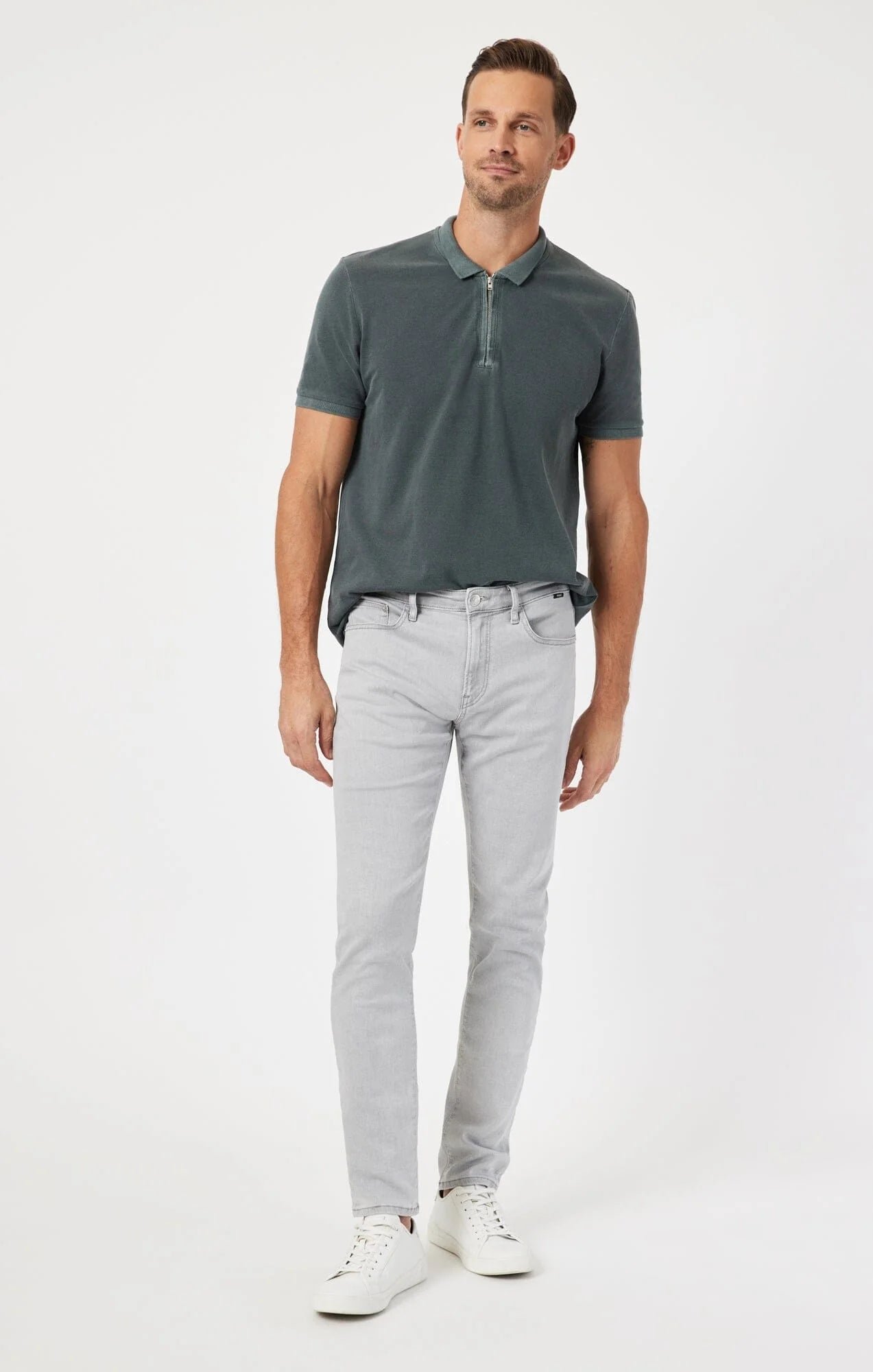 Jake Slim Leg Jeans- Grey Wash